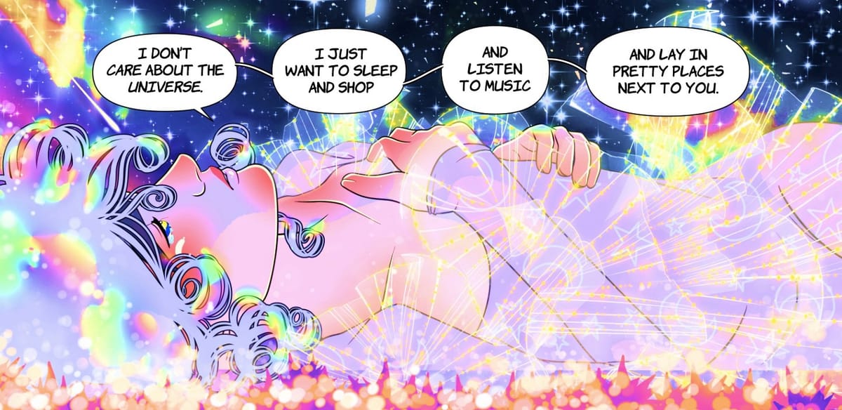 Webcomic Preview - Neon Pantheon