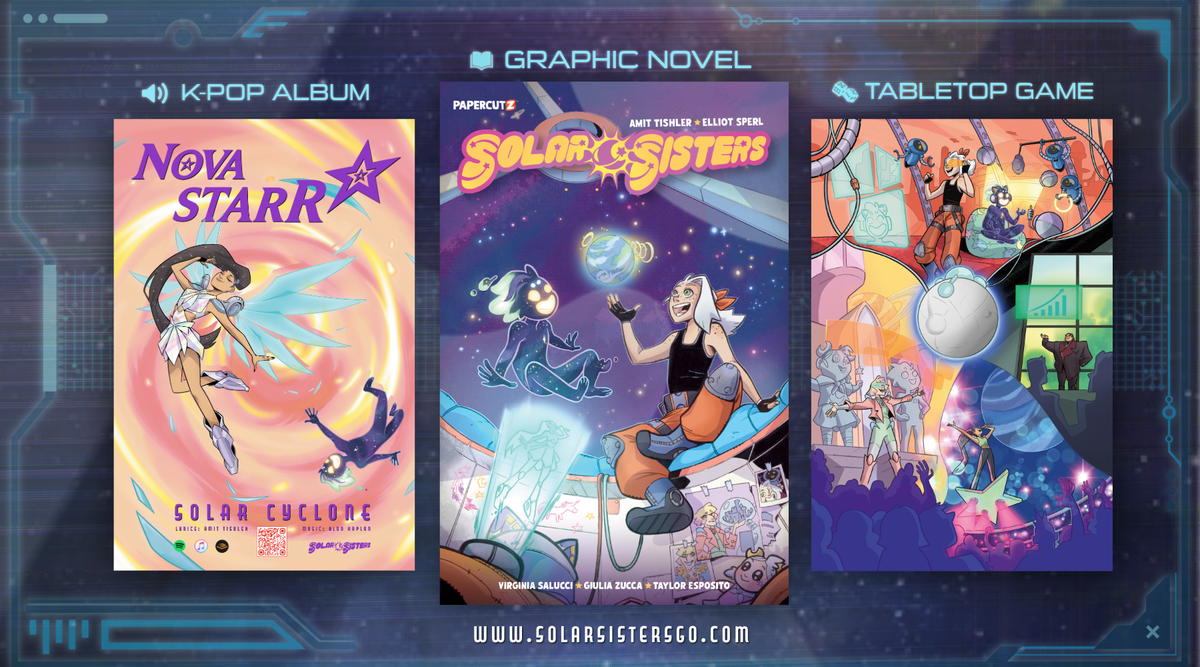 A sneak peek at SOLAR SISTERS + ADAPTATIONS to come!